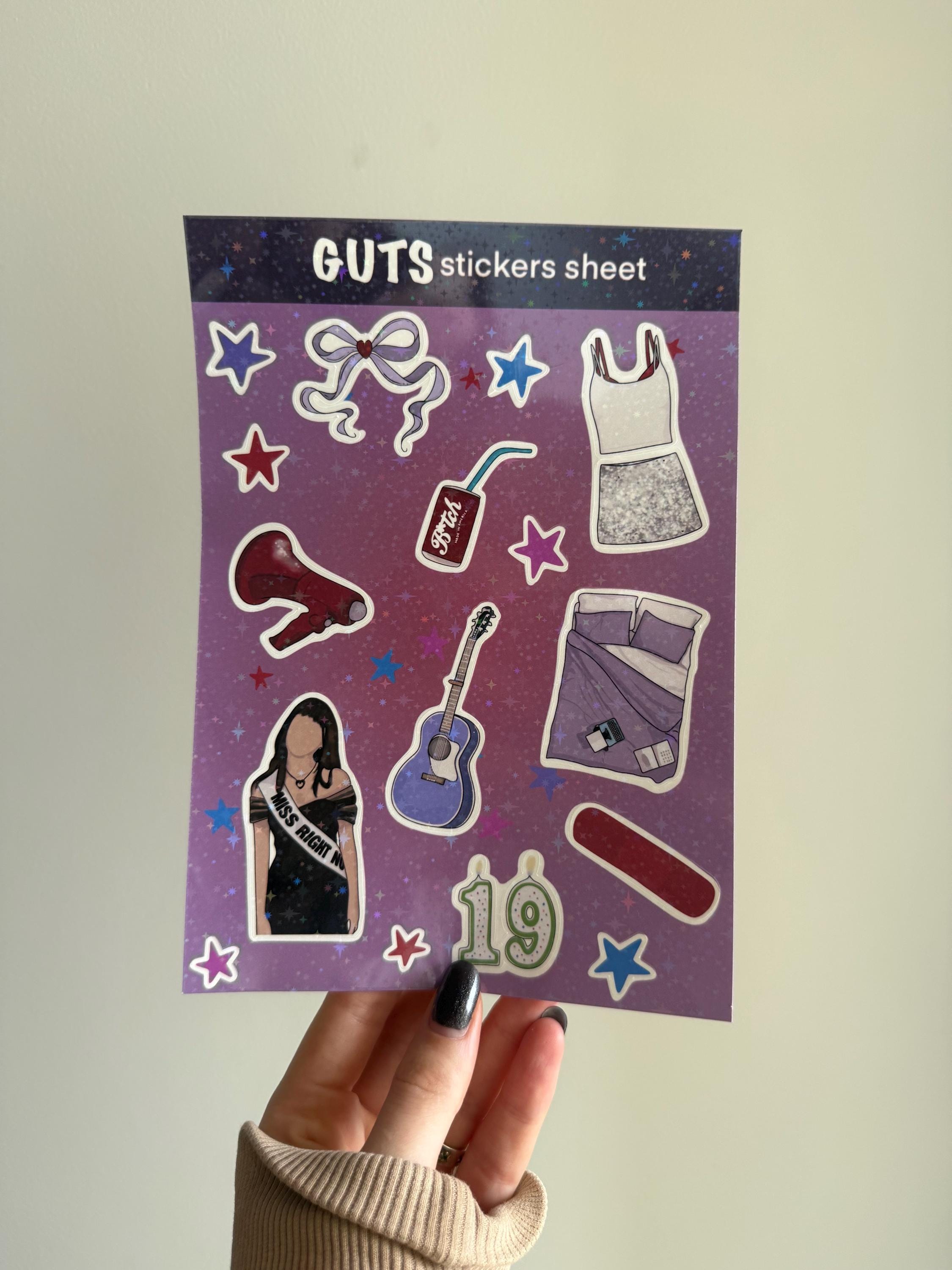 Planche de stickers - Olivia Rodrigo