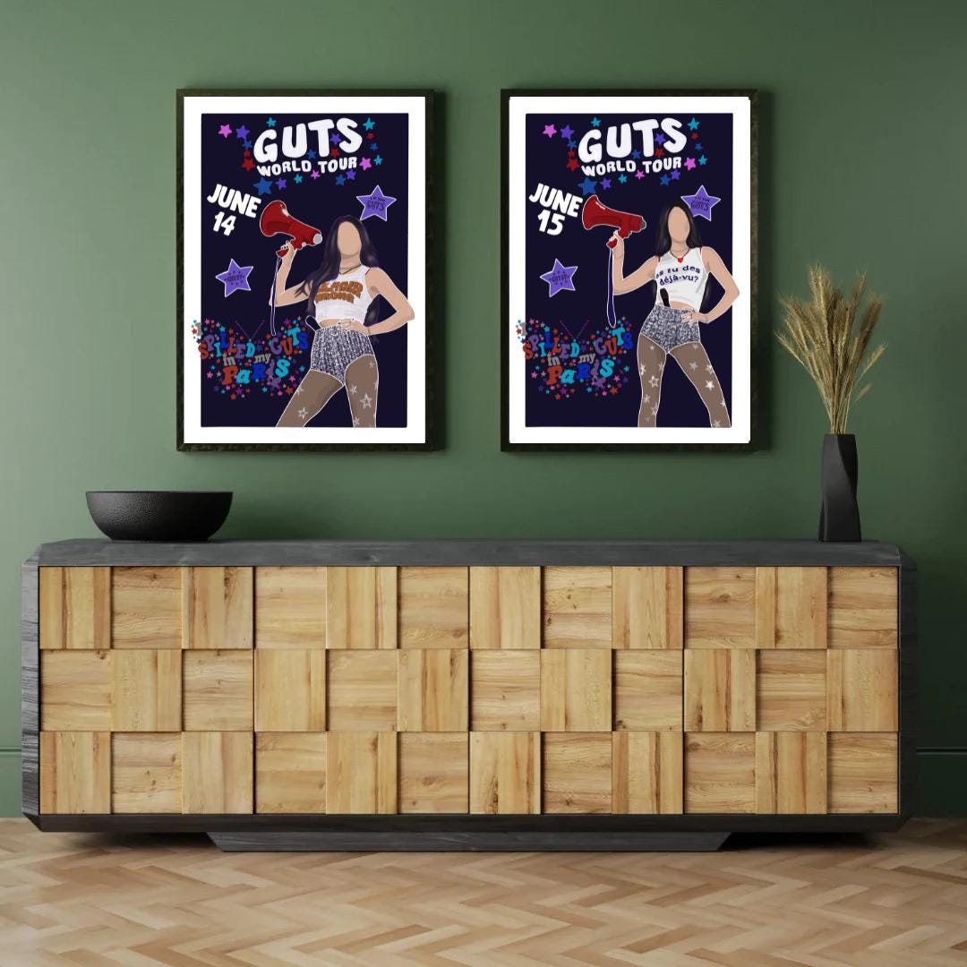Olivia Rodrigo - Guts Tour - Poster