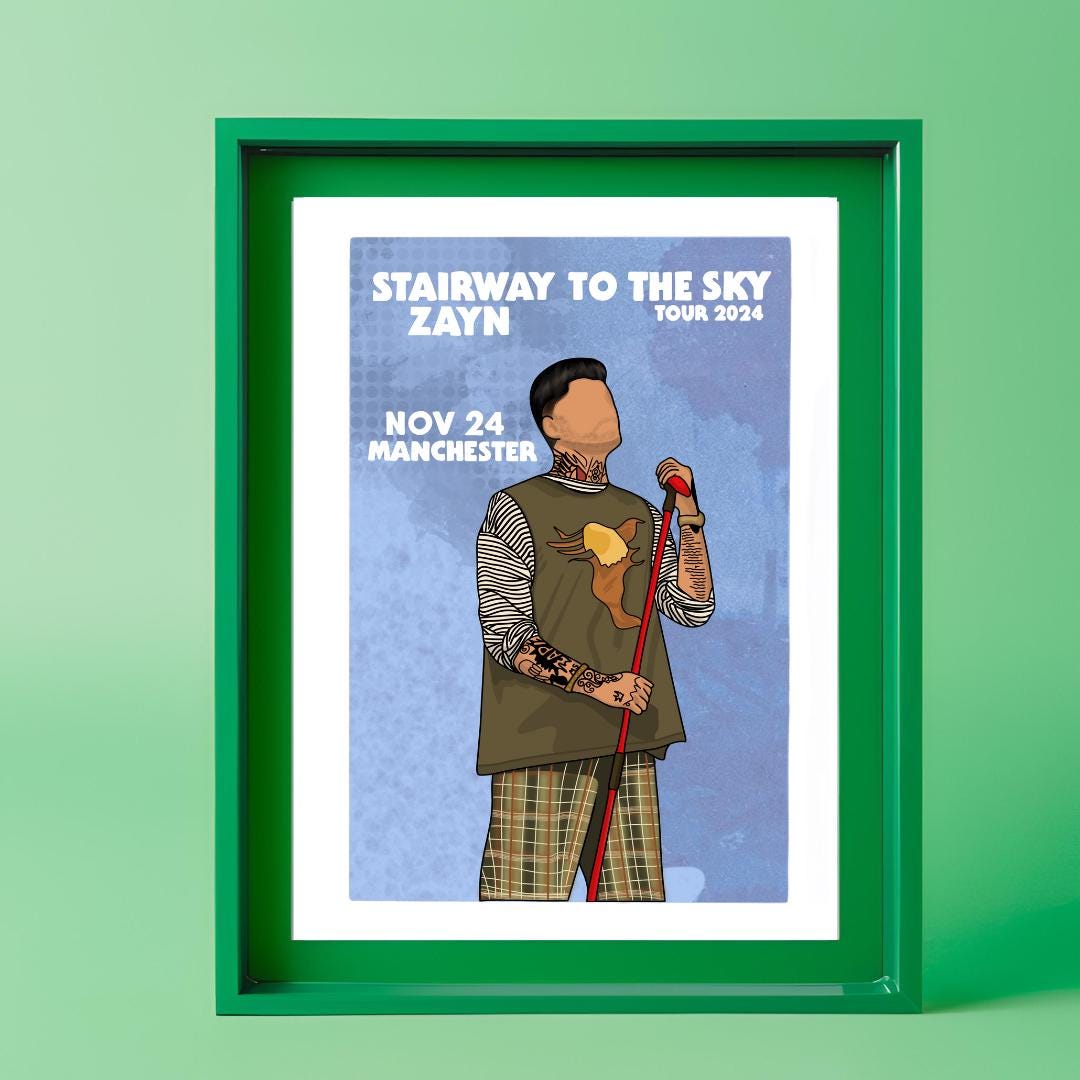 Zayn - Stairway To The Sky - Poster